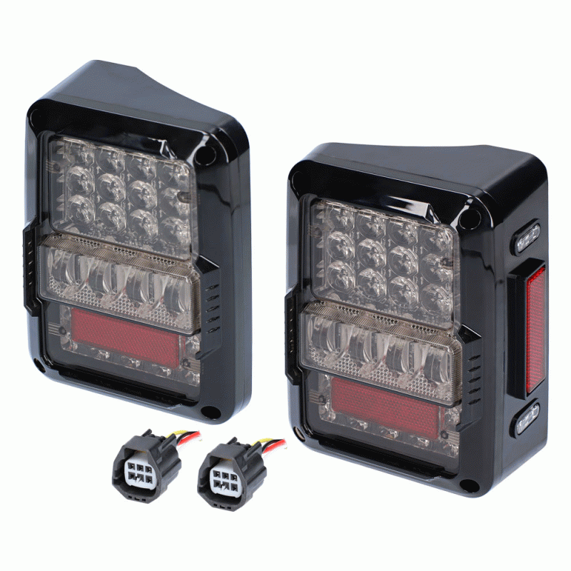 Metra Electronics JP-TL03T LED Lux Taillights - Wrangler JK 2007-2018