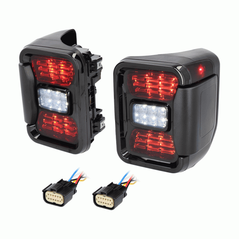Metra Electronics JP-TL06S Smoked Taillight - Fits 2020-Up* Jeep Gladiator JT