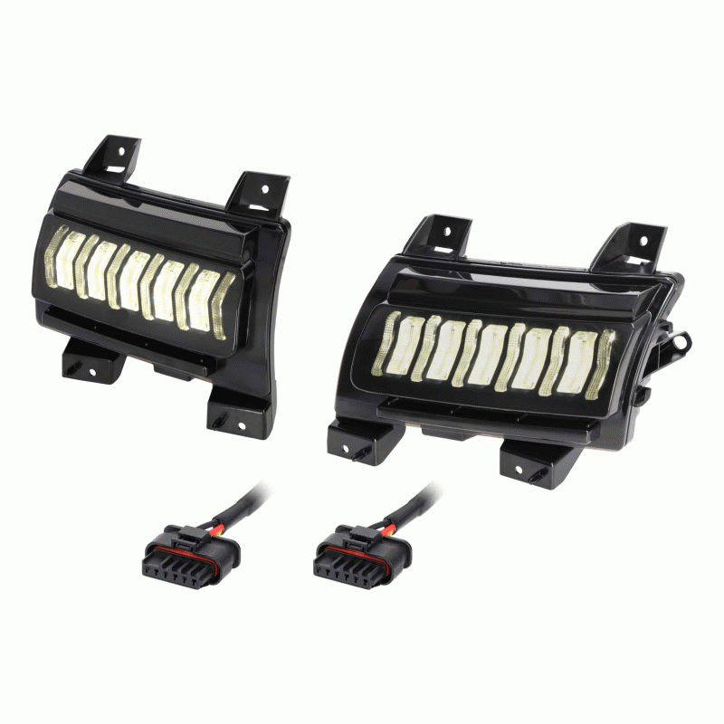 Metra Electronics JP-TSS-S Smoked Turn Signal Light - Jeep® JL & JT Sport/Willys