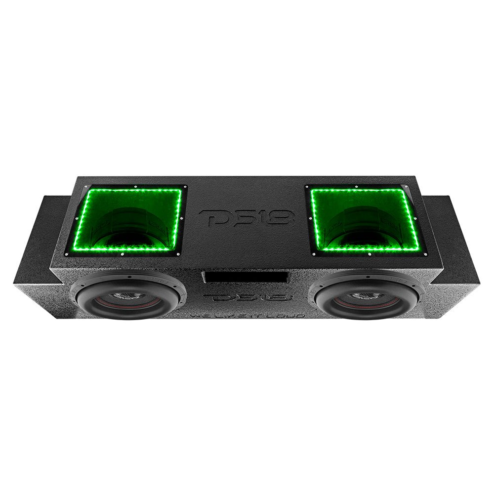 Jeep JKU/JLU Down Firing Subwoofer Enclosure 2 x 12