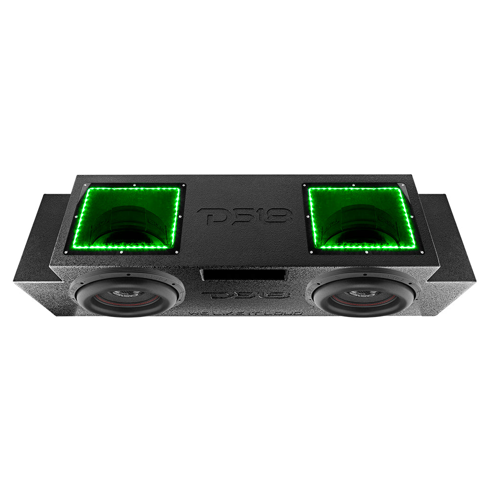 Jeep JKU/JLU Down Firing Subwoofer Enclosure 2 x 12