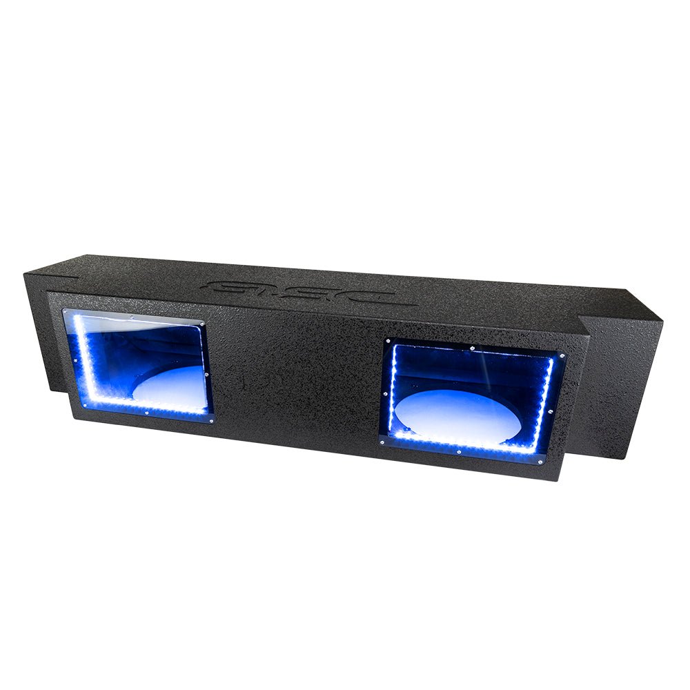Jeep JKU/JLU Down Firing Subwoofer Enclosure 2 x 12