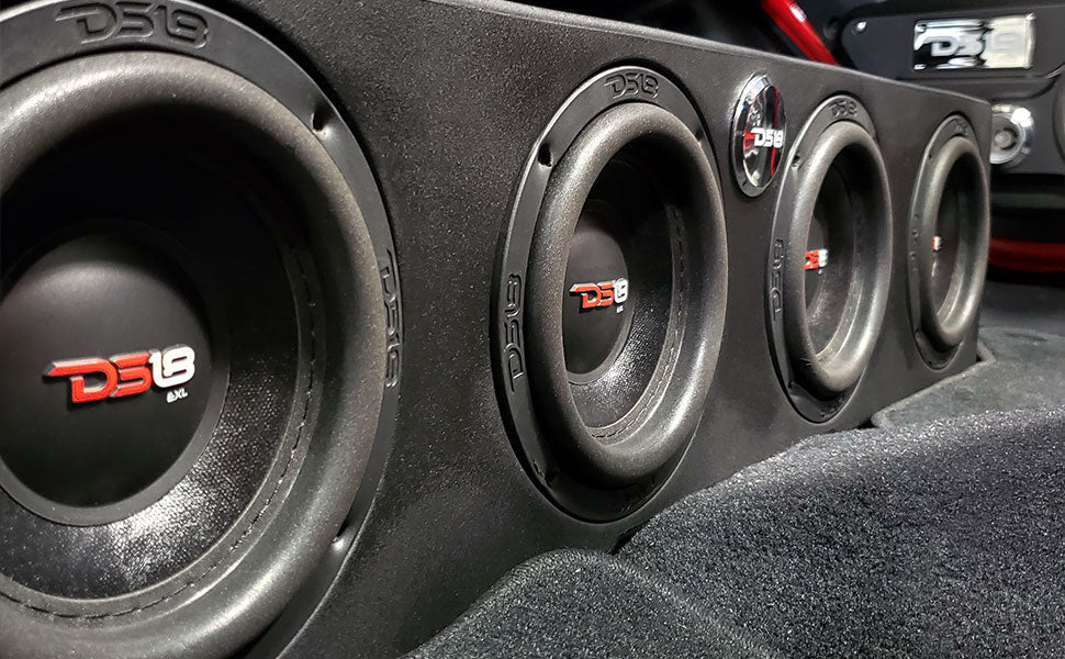 DS18 Complete Under Seat Subwoofer Enclosure Package for JT Gladiator Jeeps