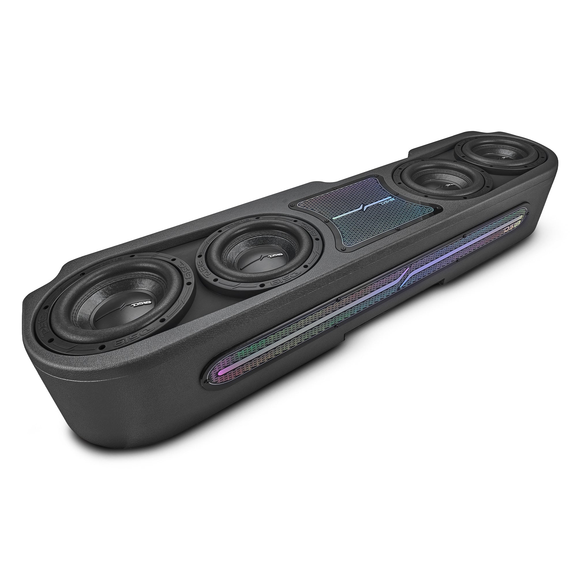 Jeep JT Gladiator Loaded Under Rear Seat Subwoofer Enclosure with 4 X 8