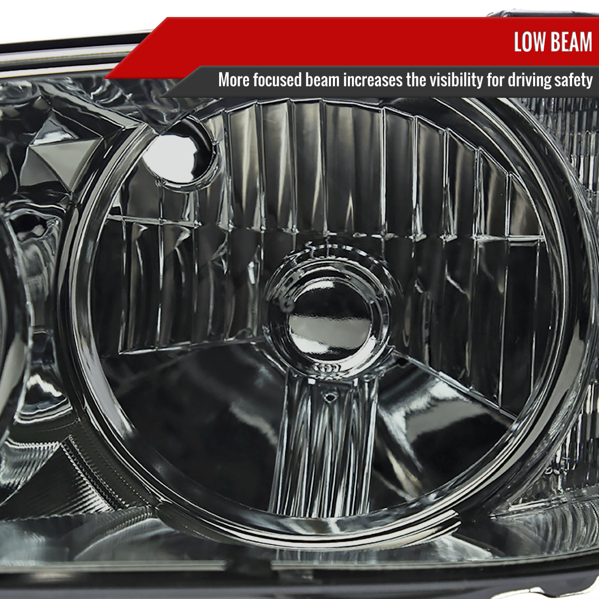 Spec-D 01-05 Lexus IS300 Crystal Headlights OEM Style Chrome/Smoked