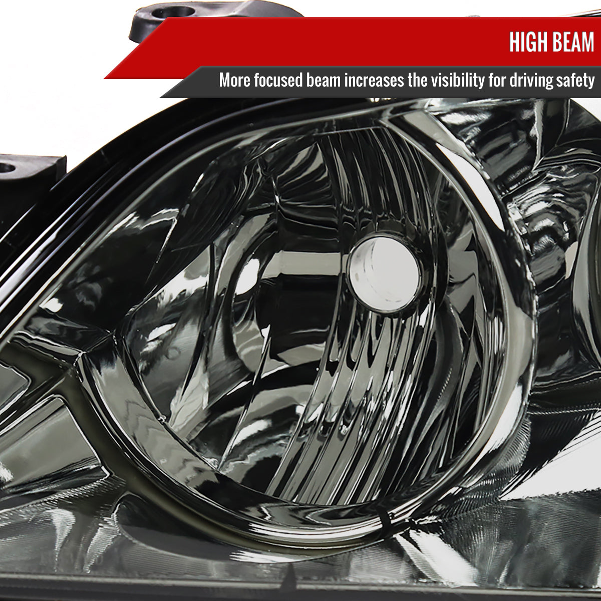 Spec-D 01-05 Lexus IS300 Crystal Headlights OEM Style Chrome/Smoked