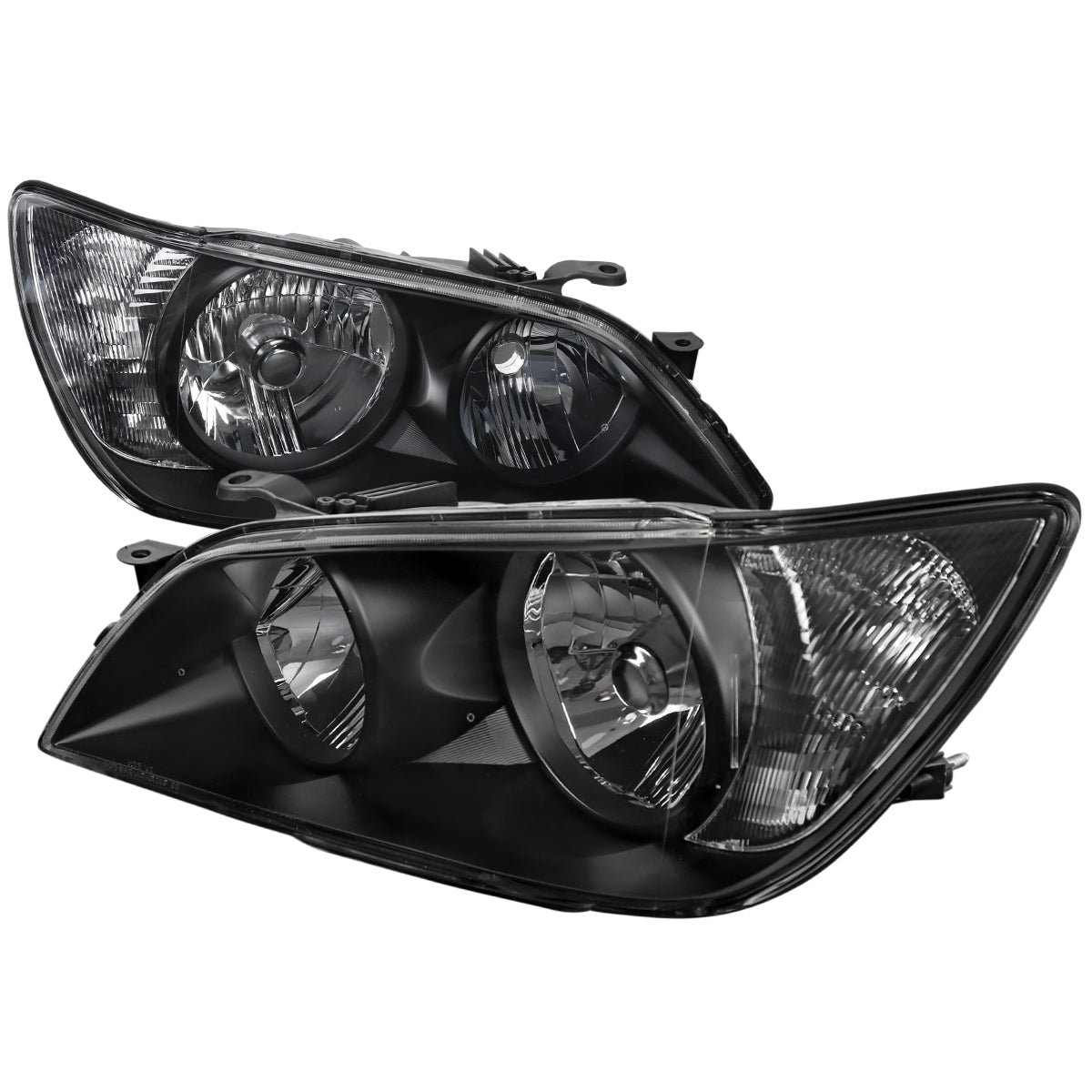 Spec-D 01-05 Lexus IS300 Crystal Headlights OEM Style Black