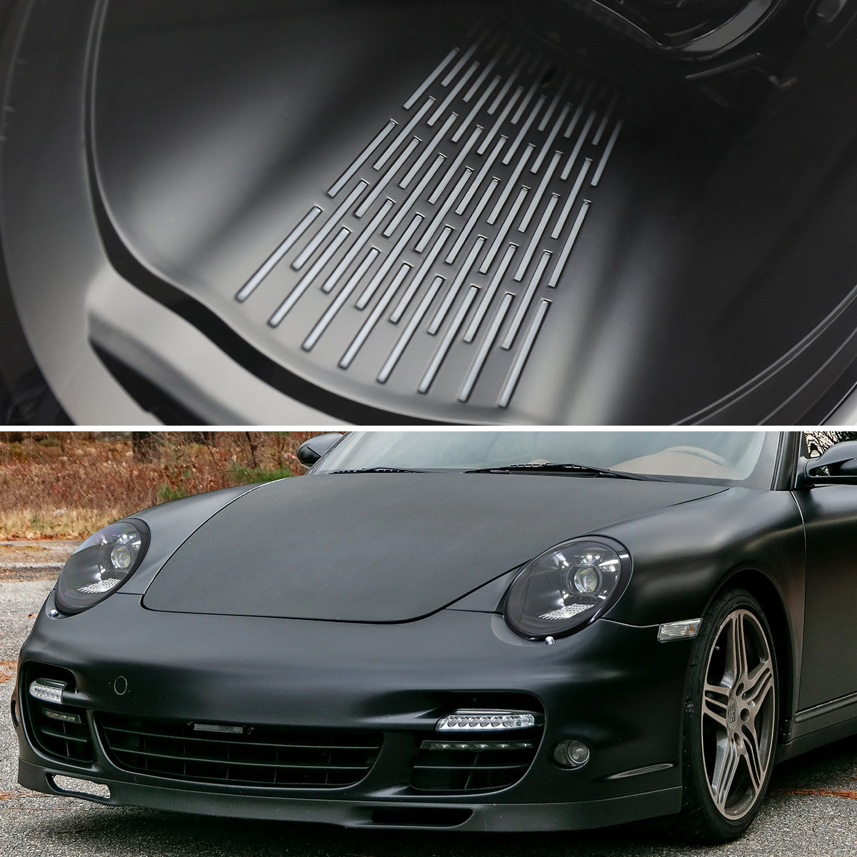 Spec-D 09-13 Porsche 911 997.2 Projector Headlights Black