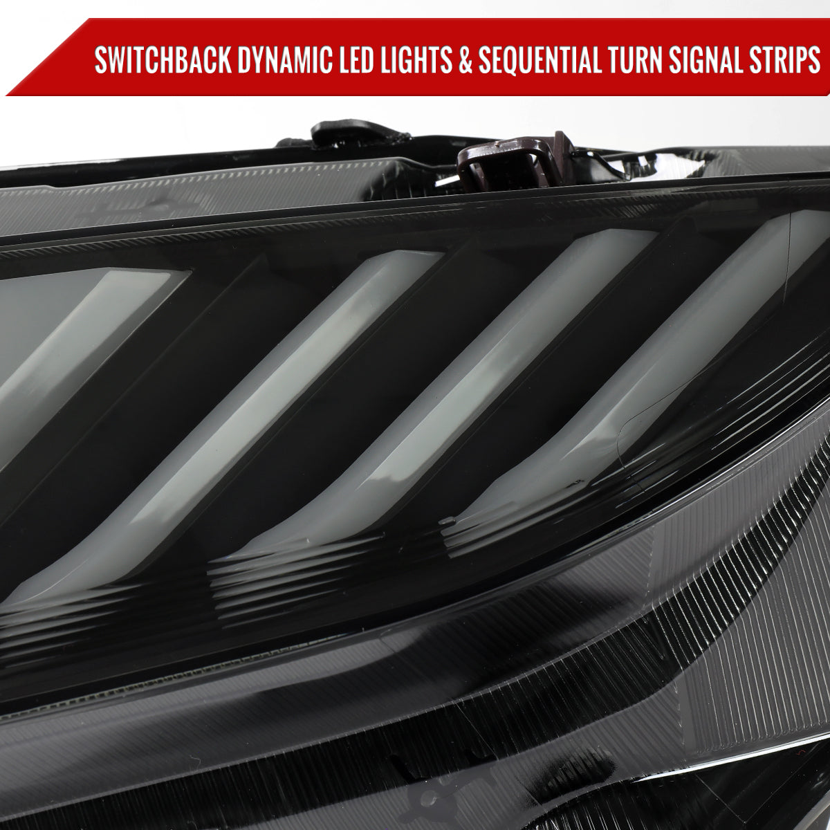 Spec-D 16-21 Honda Civic Headlights SEQ LED Black/Smoked