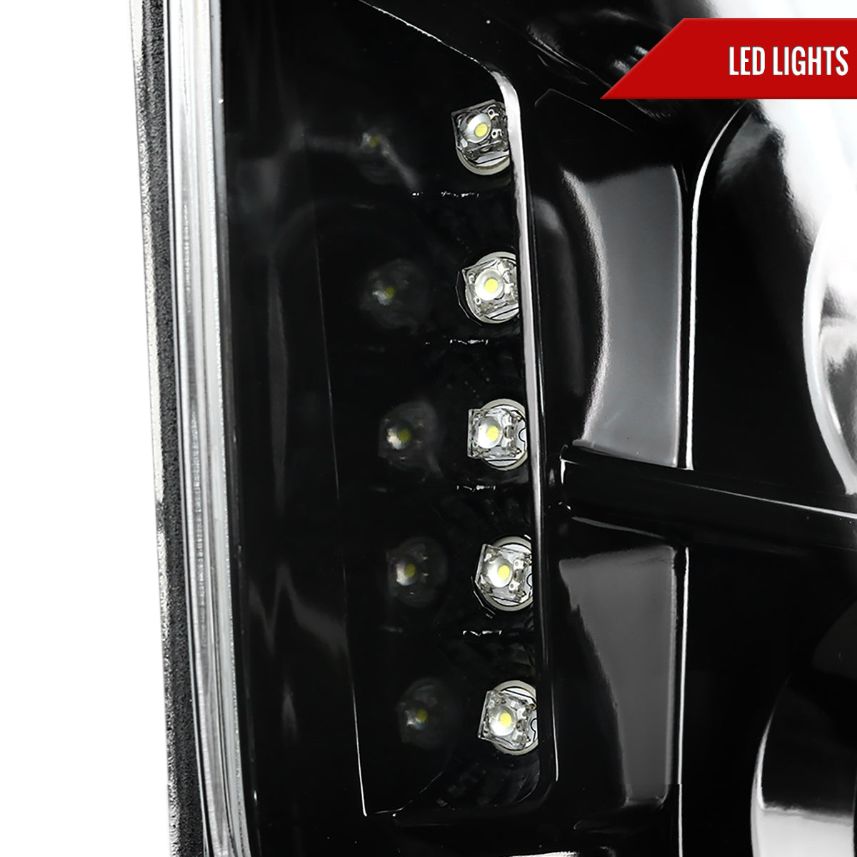 Spec-D 05-09 Ford Mustang Halo Projector Headlights Black