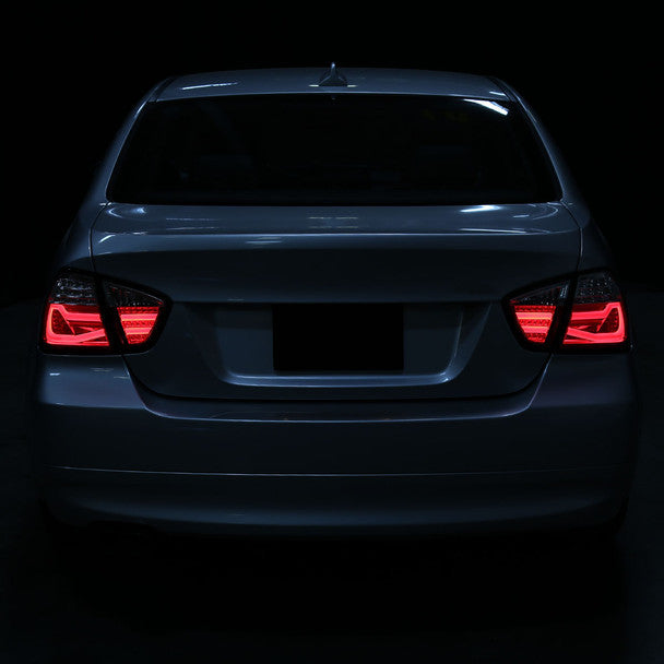 Spec-D 06-08 BMW E90 LED Tail Lights Red