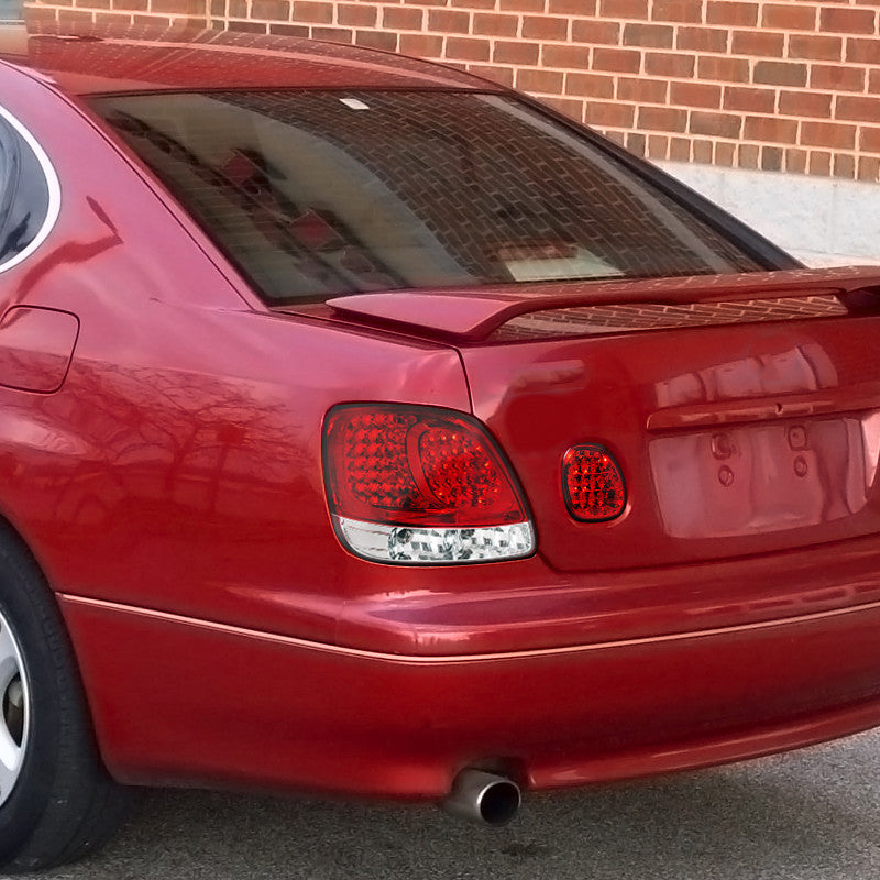 Spec-D 98-05 Lexus GS300 GS400 GS430 LED Tail Lights Red/Clear