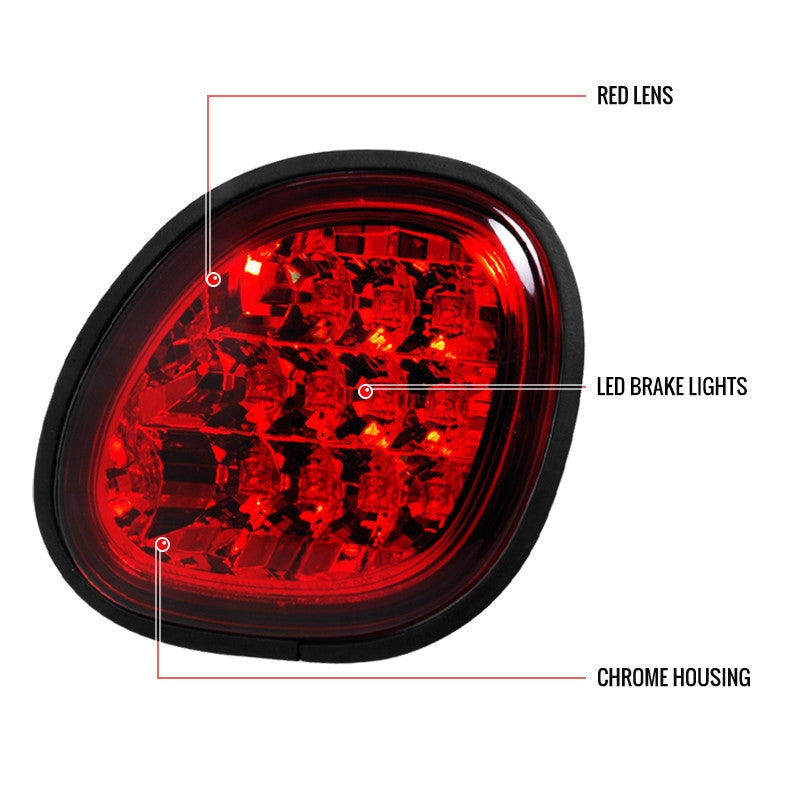 Spec-D 98-05 Lexus GS300 Tail Lights LED Red Trunk Lamps