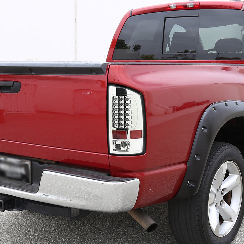 Spec-D 07-09 Dodge Ram 1500 2500 3500 LED Tail Lights Chrome