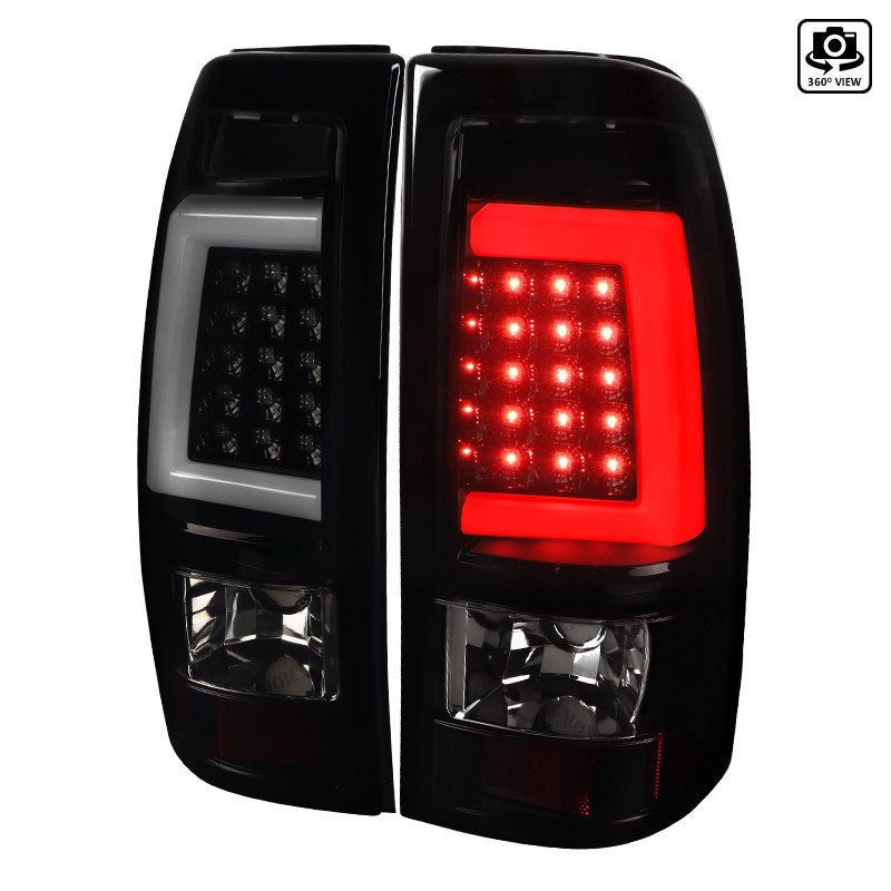 Spec-D 99-02 Silverado 99-06 GMC Sierra Tail Lights G2 Black/Smoked
