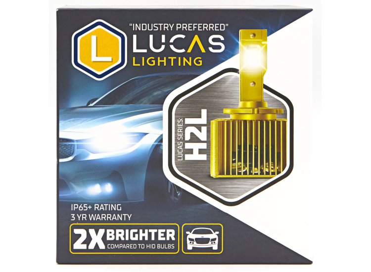 Lucas Lighting H2L Series D3S/8S Replacement LED Headlight Bulbs - H2L-D3/8S