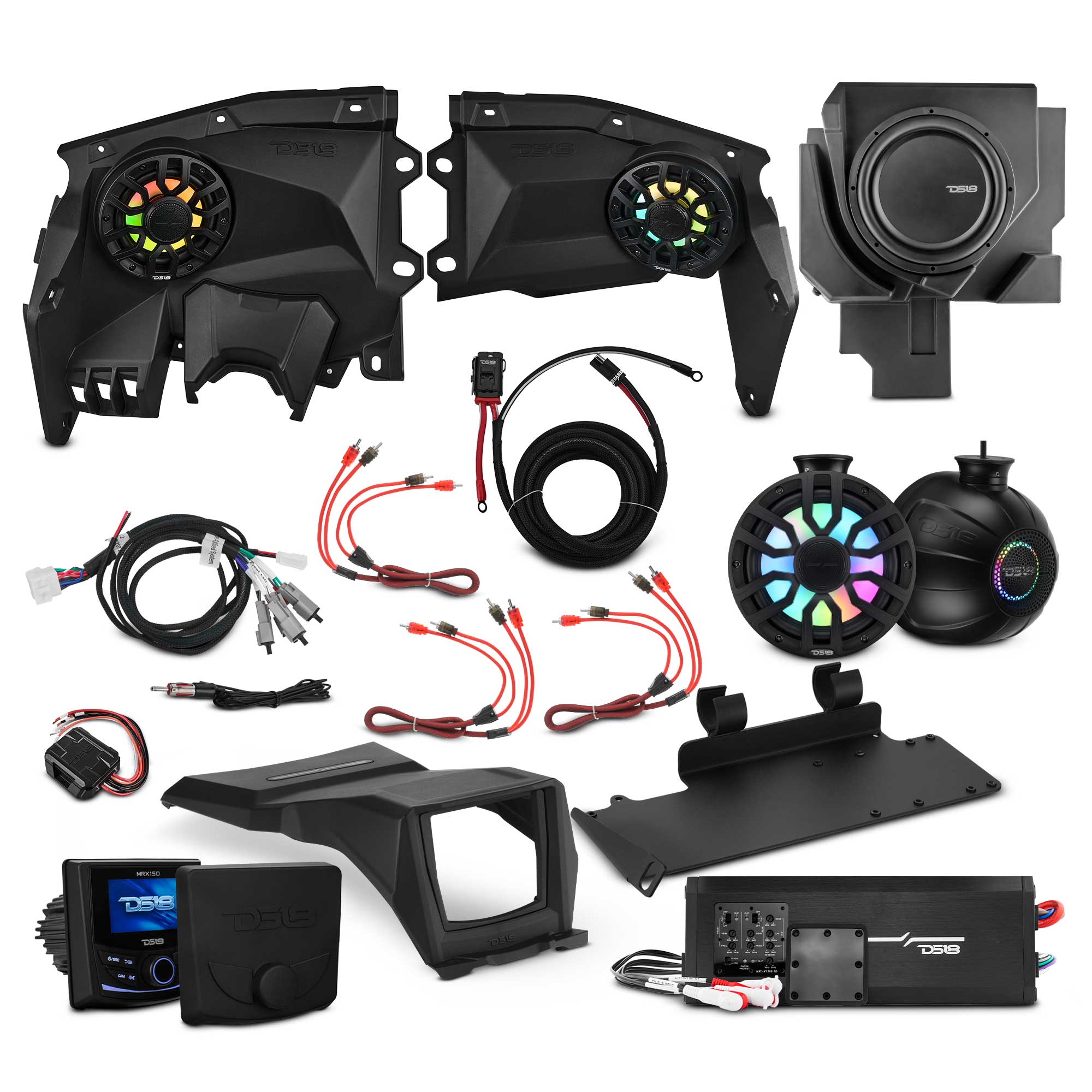 Can-Am Maverick X3 Stage 4 - Dash Speaker Panels, 8