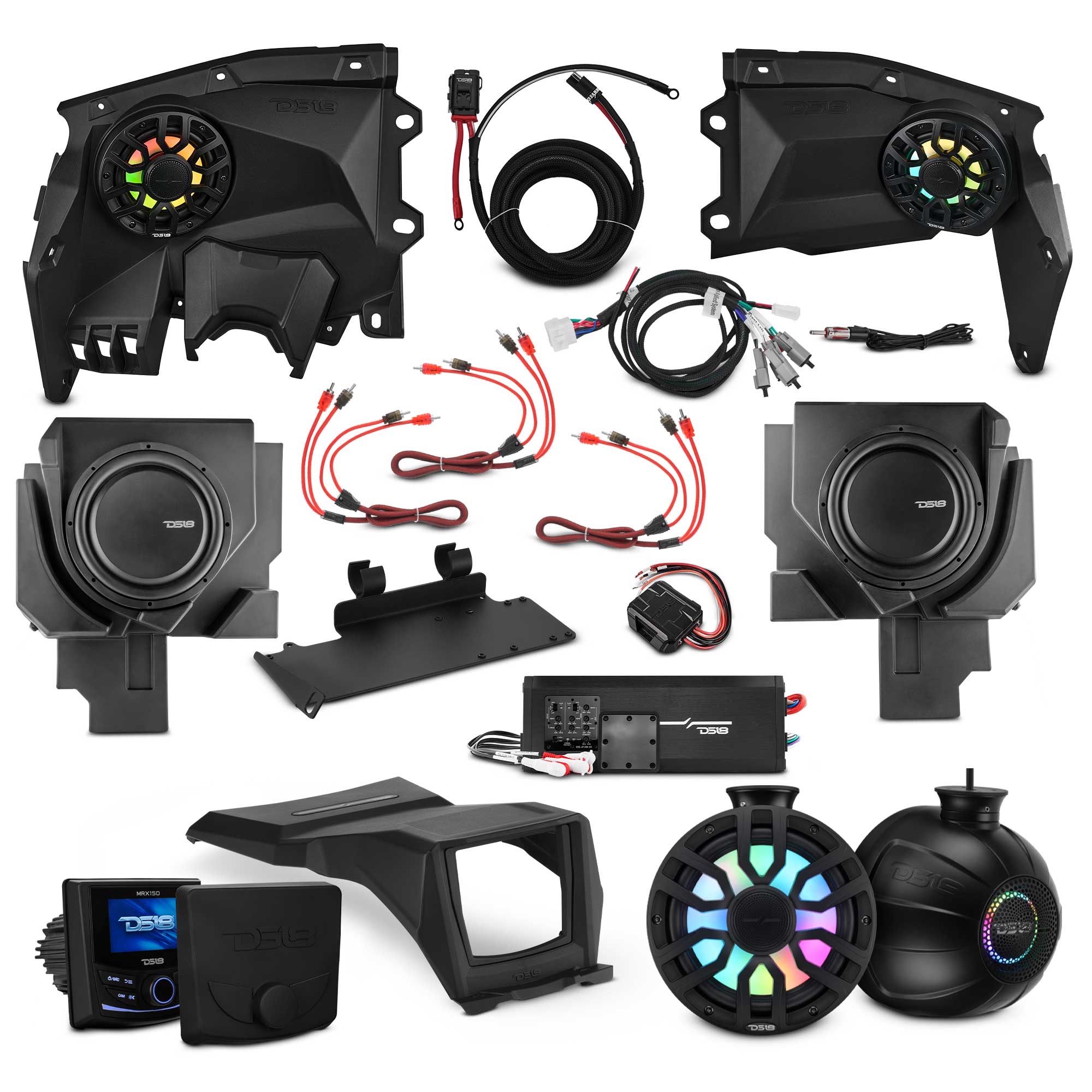 Can-Am Maverick X3 Stage 5 - Dash Speaker Panels, 8