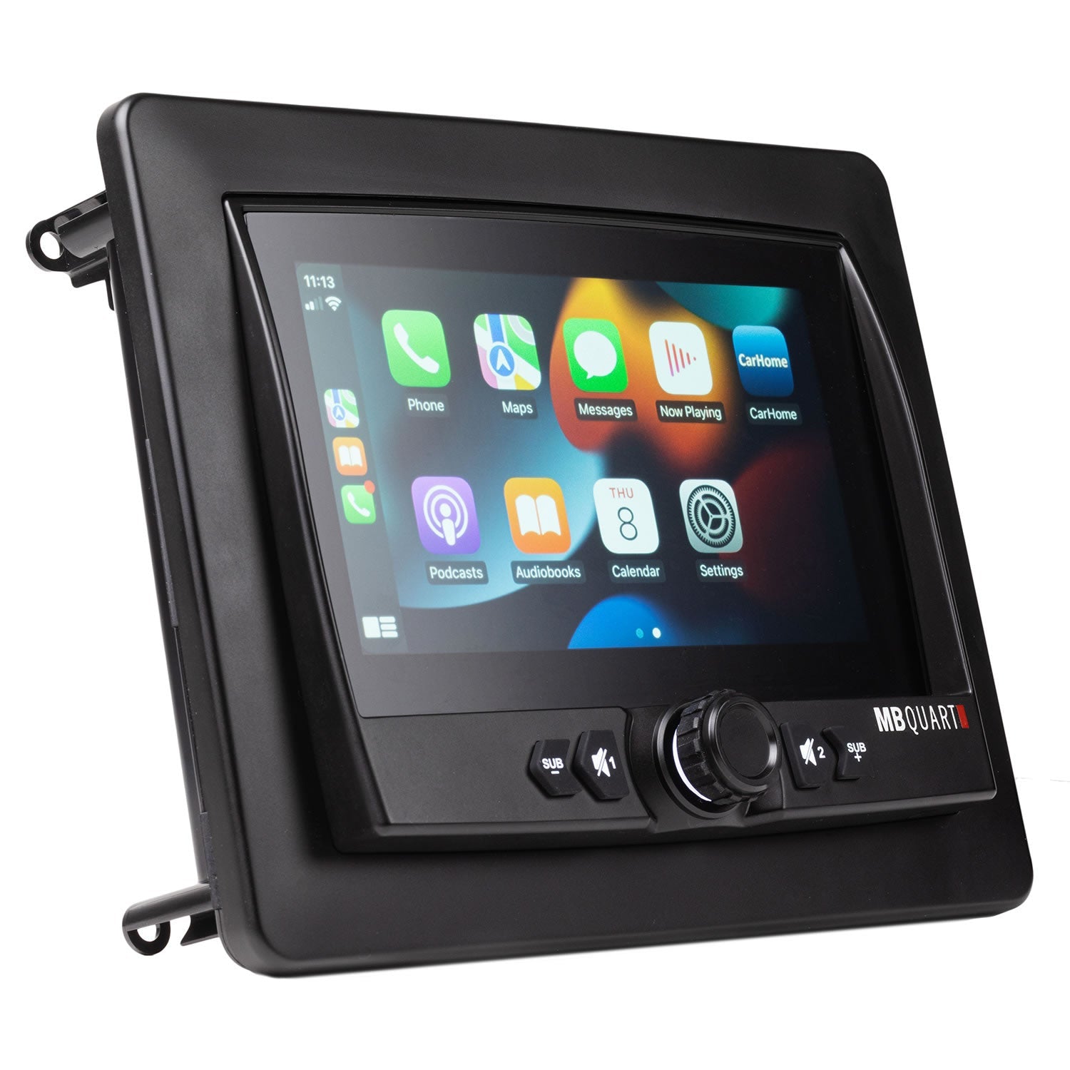 MB Quart GMR7V1 7-Inch Waterproof Touchscreen Wireless Apple CarPlay and Wireless Android Auto Source Unit