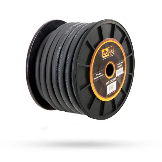 MKPW0BK50 : 0 Gauge Black 50 ft. Maxkore Soft Touch Power Wire Roll