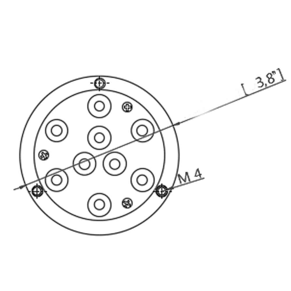 Metra ML-RGB27W 27W RGB Underwater Transom Light