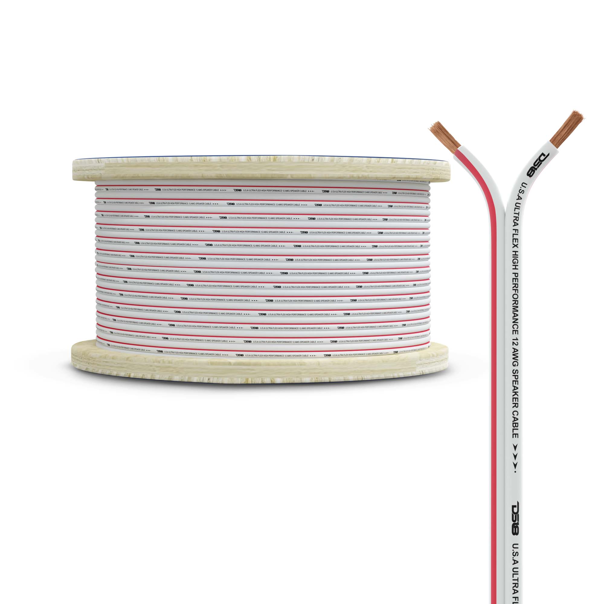 12-GA Marine Grade Tinned 100% Copper OFC Speaker Wire -150 Feet