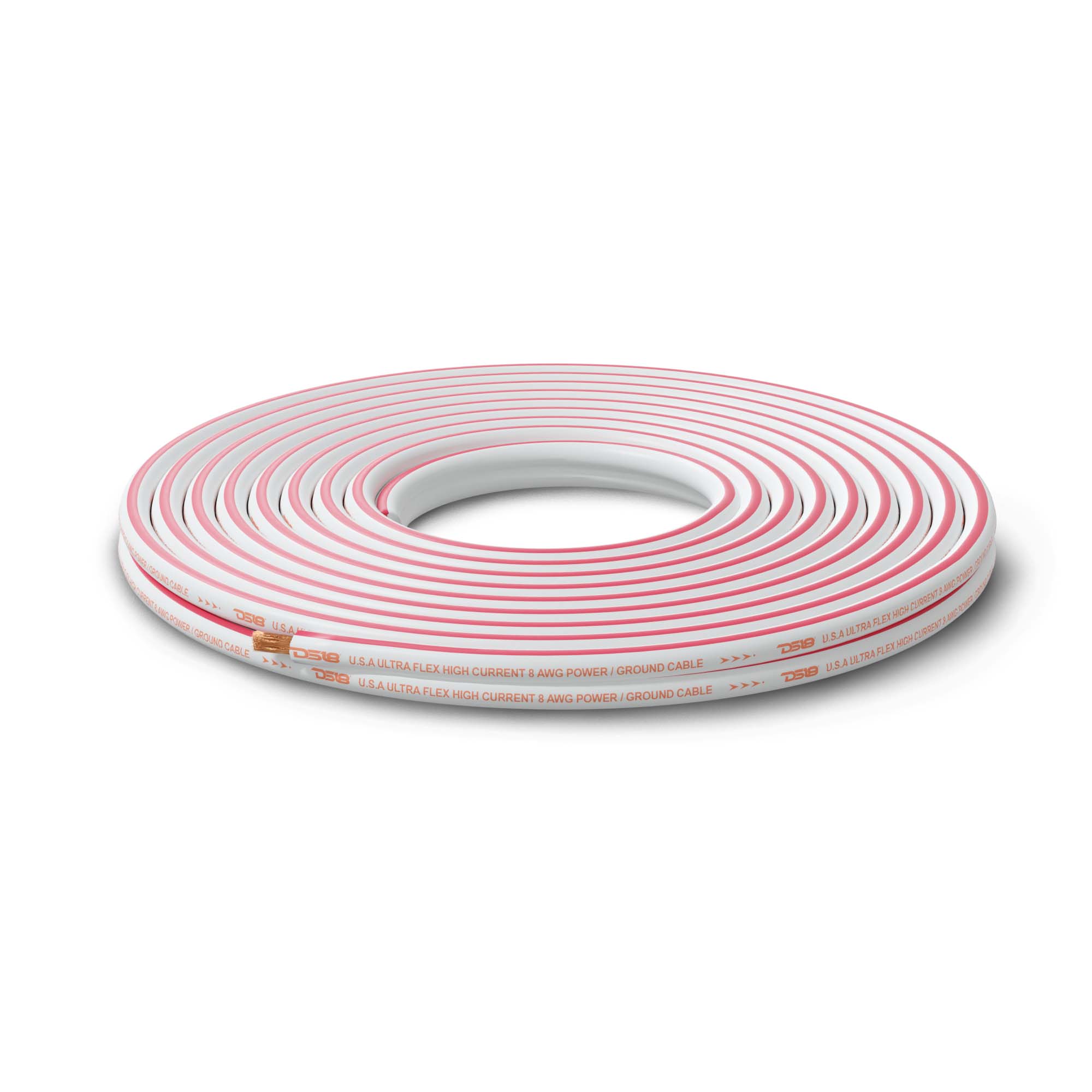 DS18 8-GA Marine Grade Tinned 100% Copper OFC Power Wire -100 Feet