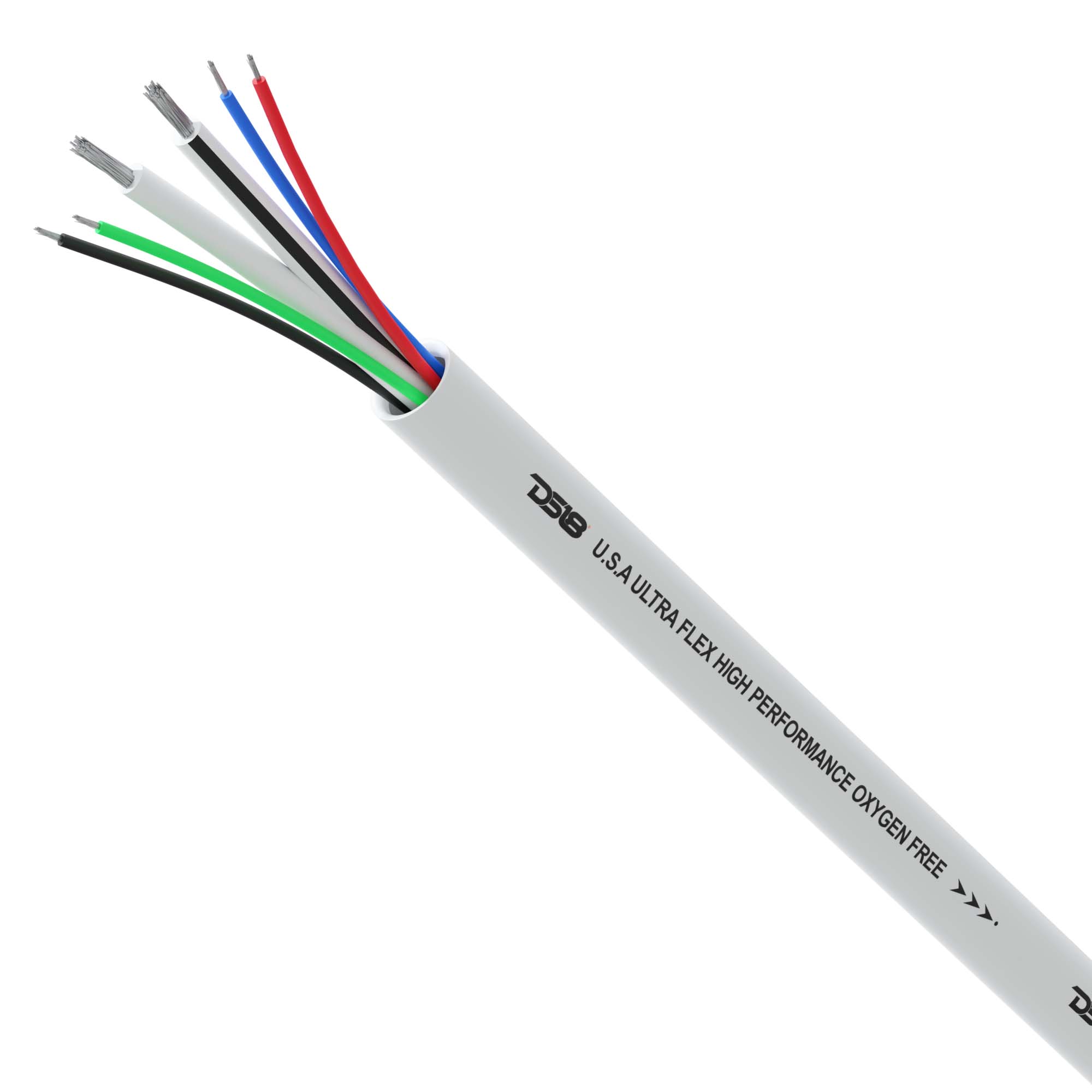 DS18 18-GA LED RGB and 16-GA Speaker Wires Marine Grade Tinned 100% Copper OFC -100 Feet