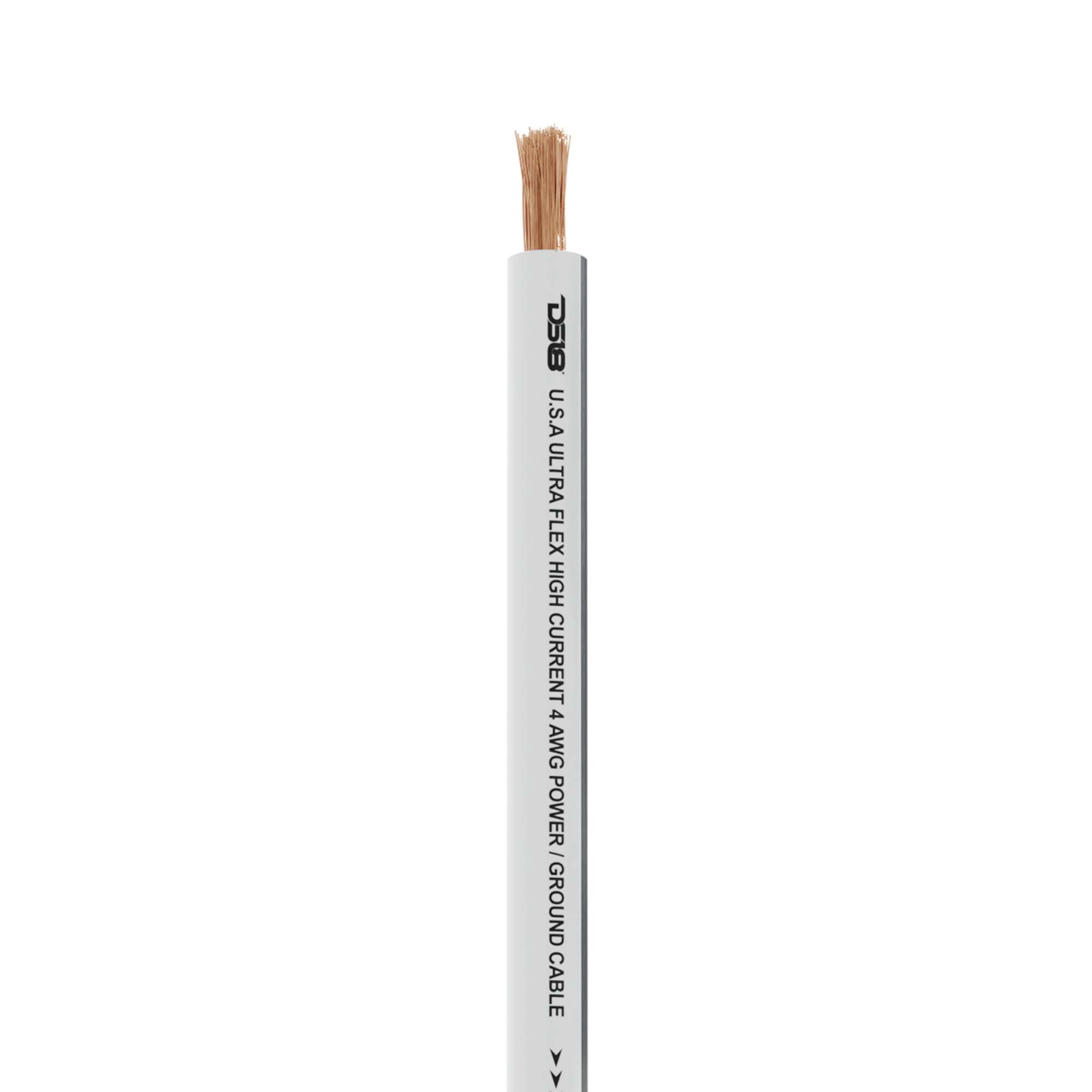 DS18 4-GA Marine Grade Tinned 100% Copper OFC Ground Wire -50 Feet