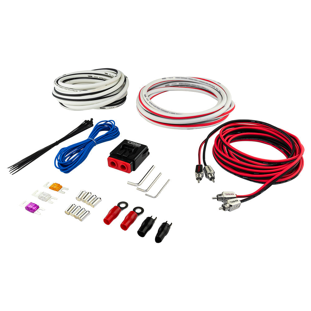 DS18 Marine Tinned OFC Amplifier Installation Kit 4-GA