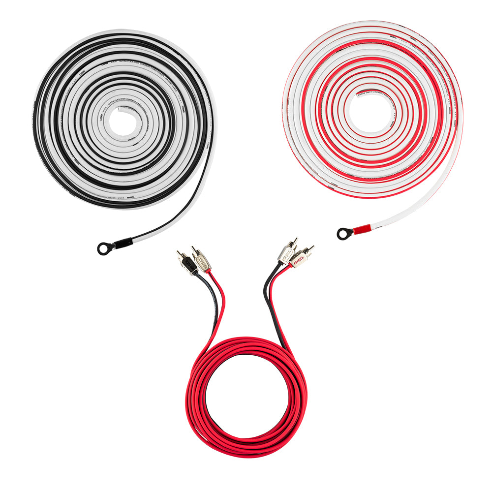 DS18 Marine Tinned OFC Amplifier Installation Kit 8-GA