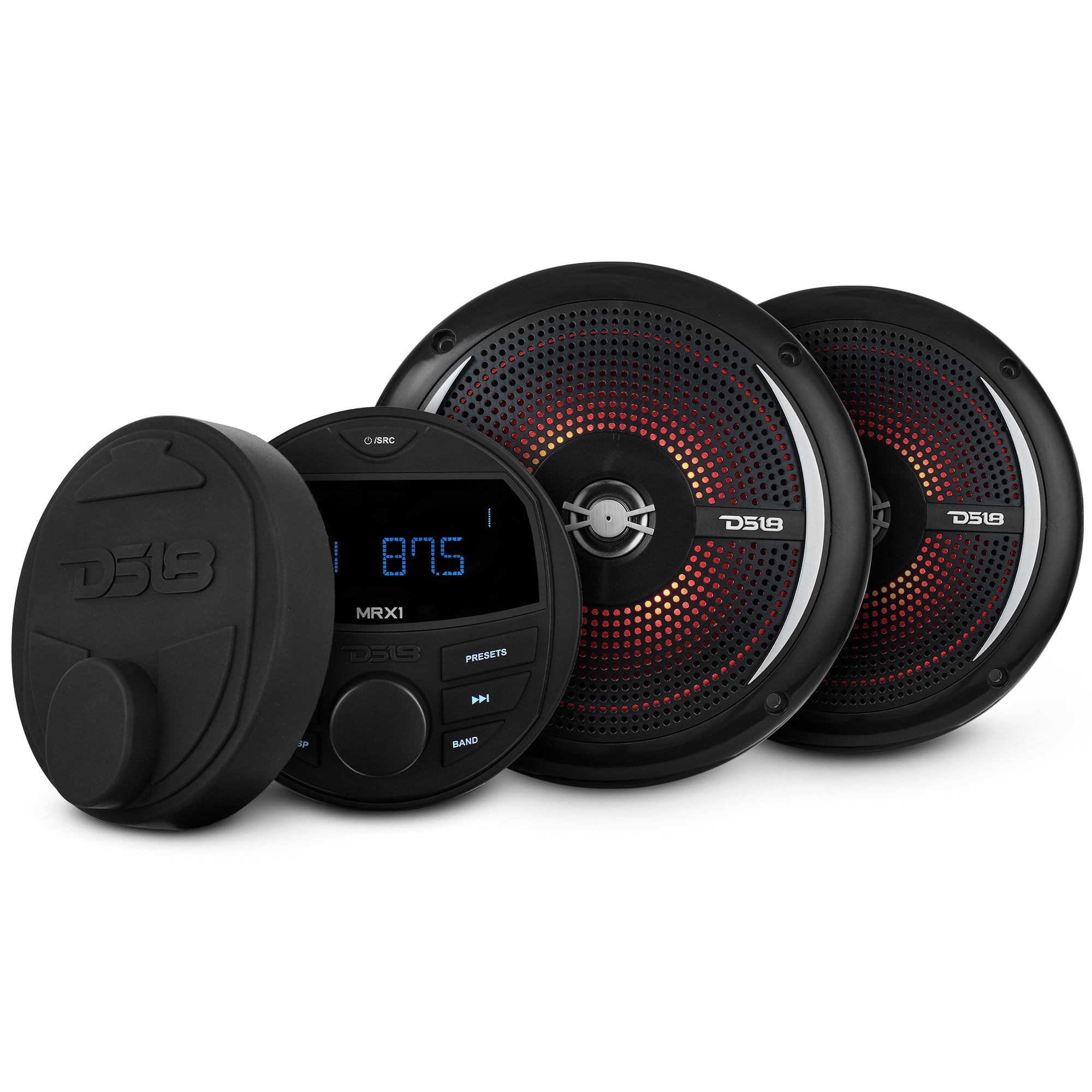 DS18 Marine and Powersports Headunit and 6.5