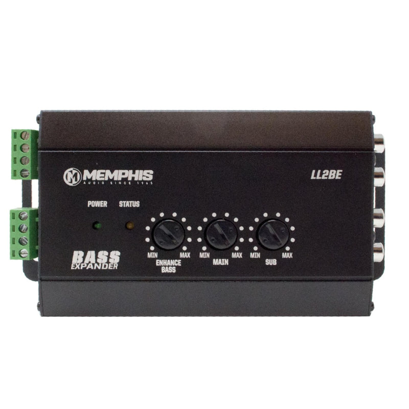 Memphis Audio LL2BE 2-Channel Line Output Converter with Digital Bass Restoration