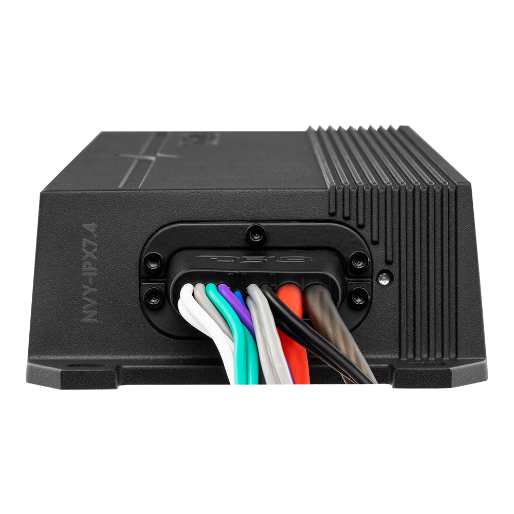 DS18 NVY 4-Channel Full-Range IP67 Submersible Marine and Powersports Amplifier 120 x 4 @ 4-Ohm Watts Rms