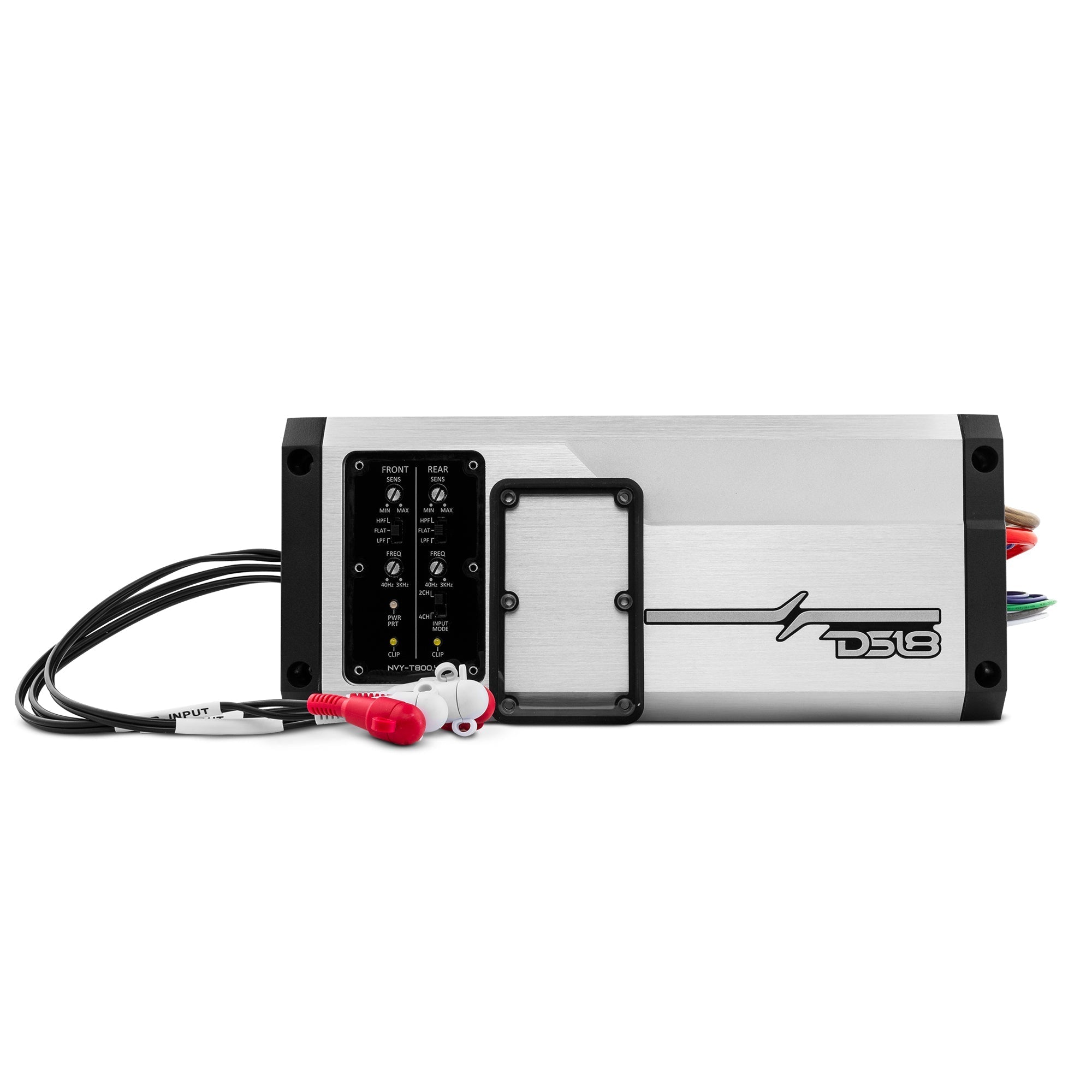 DS18 NVY 4-Channel Full-Range IP67 Marine and Powersports Amplifier 200 x 4 @ 4-Ohm Watts Rms
