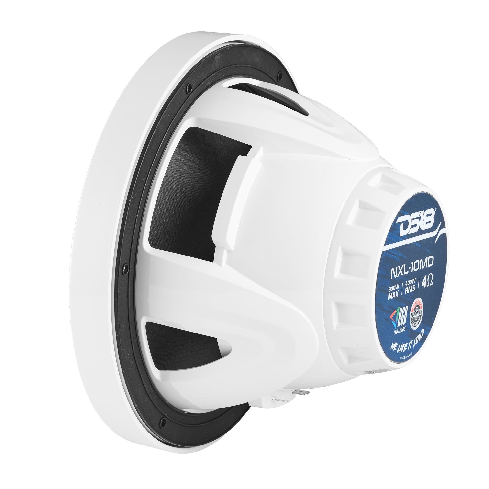 10” Marine 2-Way Hybrid Speaker with RGB LED, Compression Driver and Neodymium Magnet | 450W RMS 4-Ohm