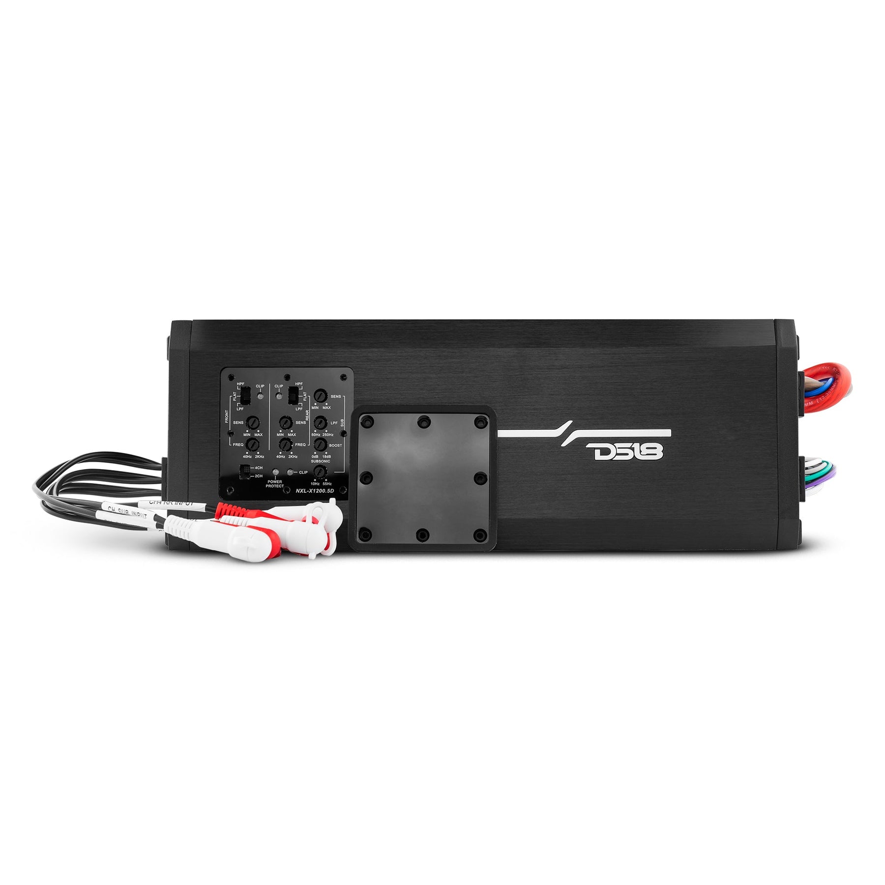 DS18 HYDRO NXL-X1200.5D 5-Channel Marine Waterproof Amplifier - Class D Full-Range 4 x 200 Watts RMS @ 2 Ohms 2800 Watts Peak
