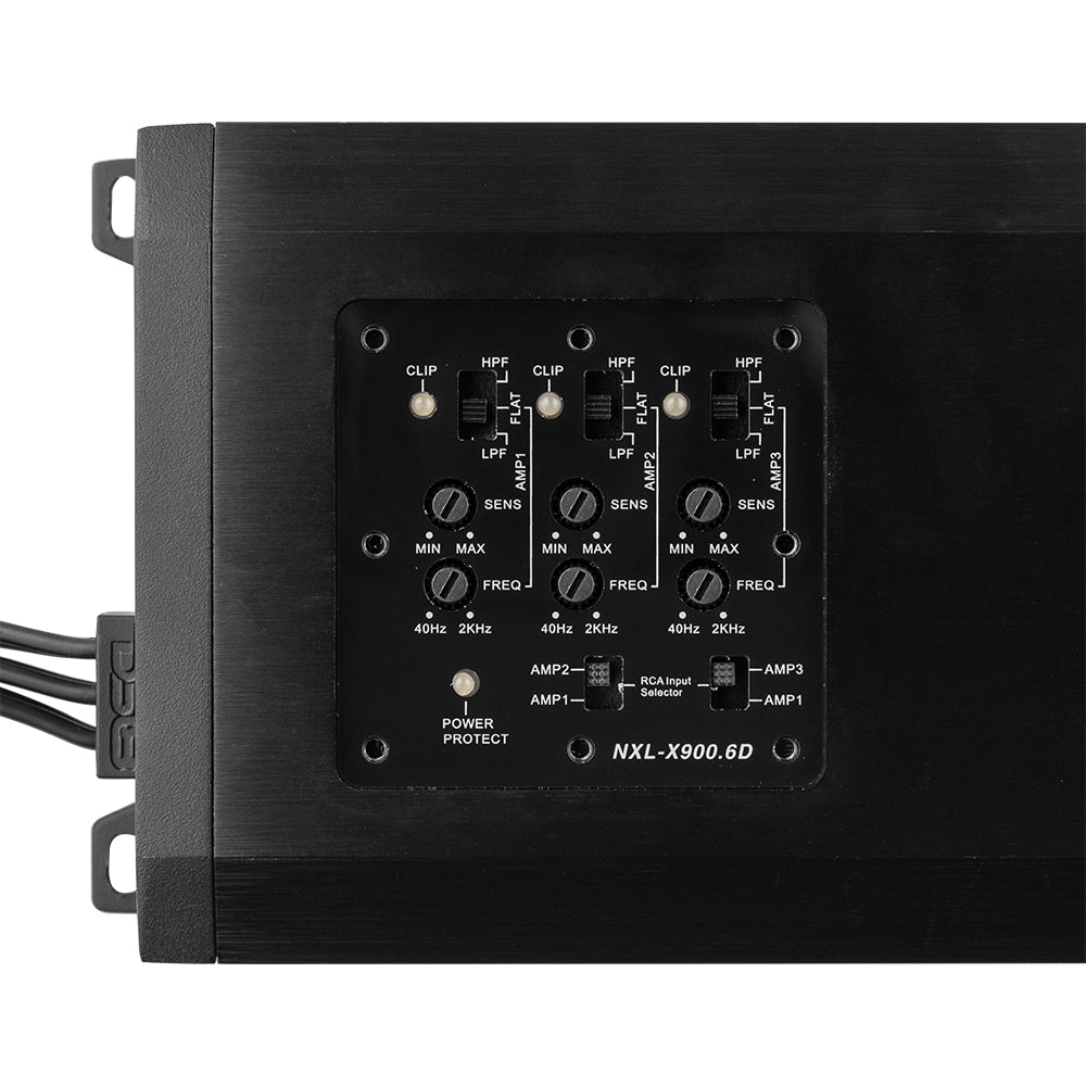 DS18 NXL 6-Channel Full-Range Class D IP67 Marine and Powersports Amplifier 6 x 150 Watts Rms @ 4-Ohm