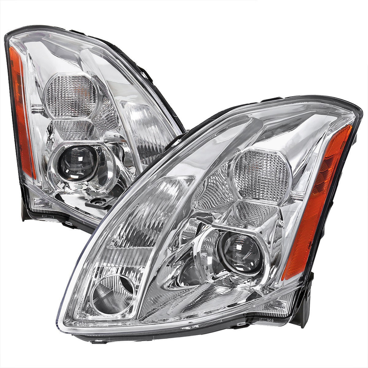Spec-D 04-06 Nissan Maxima Projector Headlights Chrome