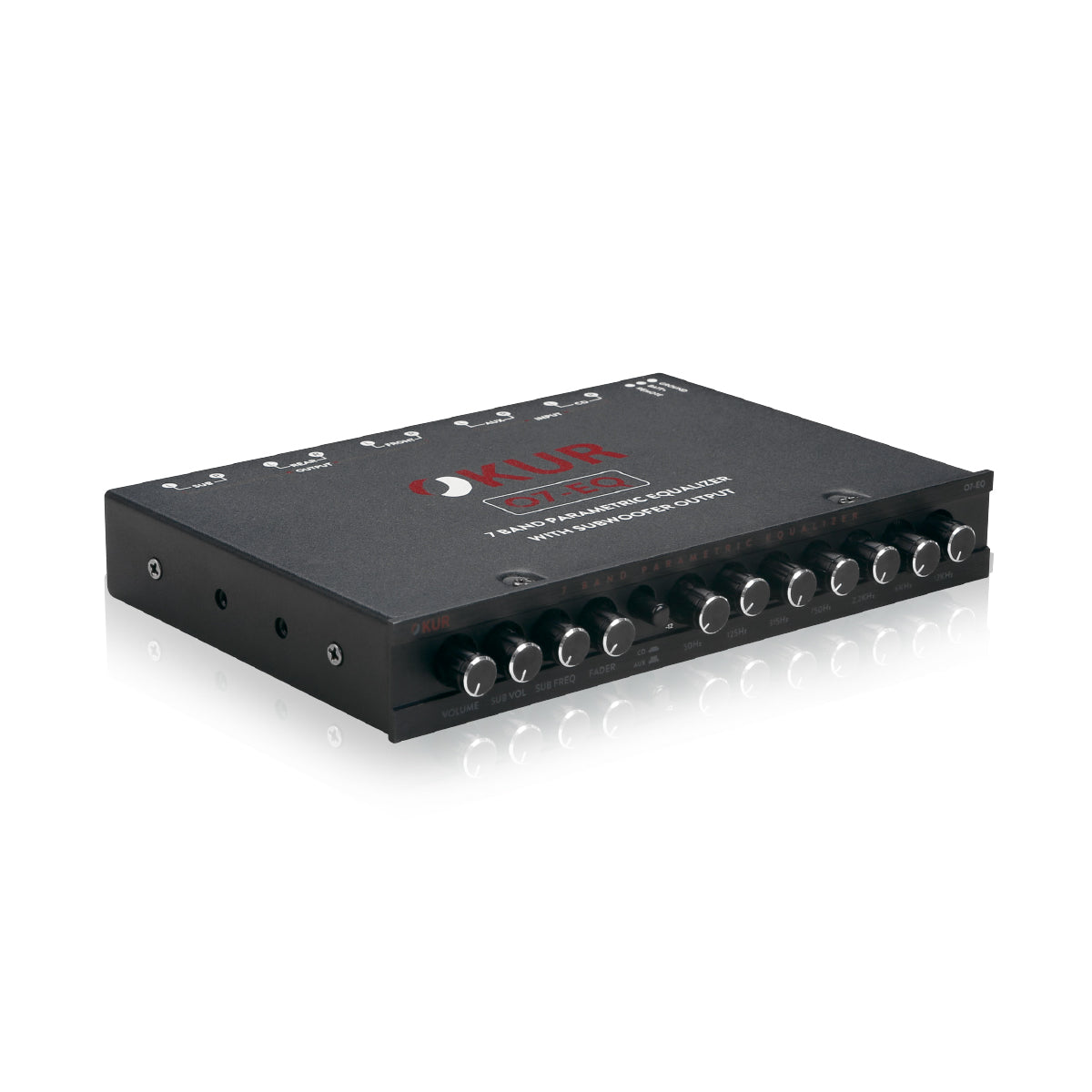 O7-EQ 7 BAND PARAMETRIC EQUALIZER WITH SUBWOOFER OUTPUT