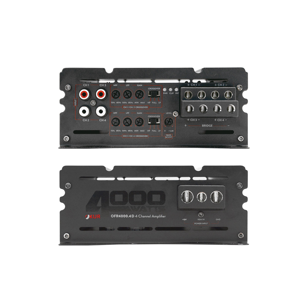 OKUR AUDIO OFR4000.4D Full Range Class D 4 Channel Amplifier