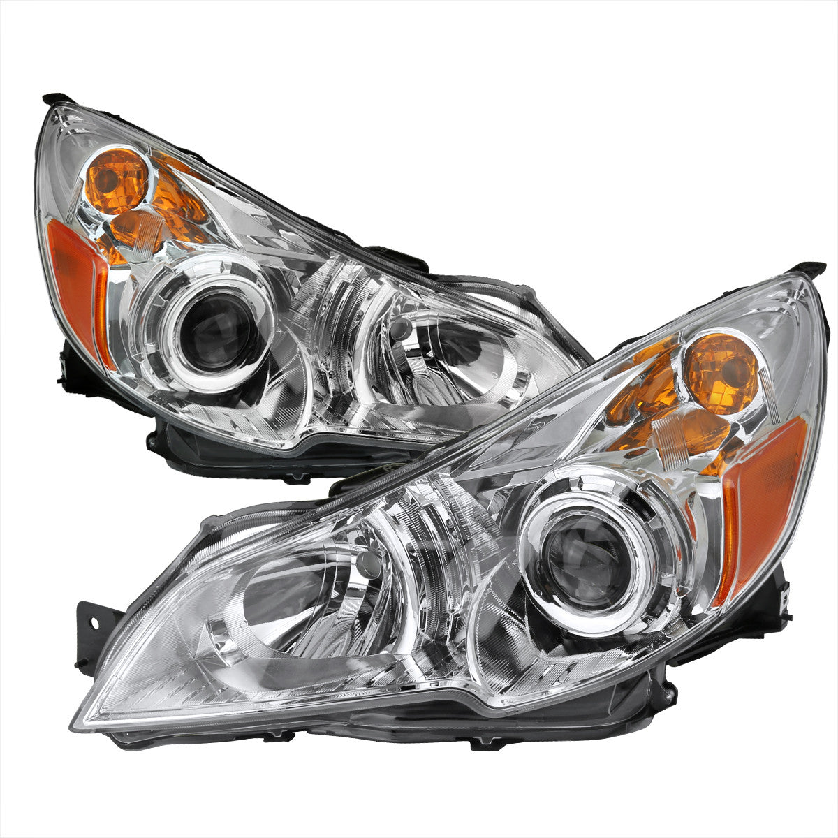 Spec-D 10-14 Outback Legacy Pojector Headlights Chrome