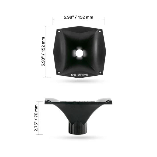 db drive PBRH5 : 5.98 X 5.98 X 2.75
