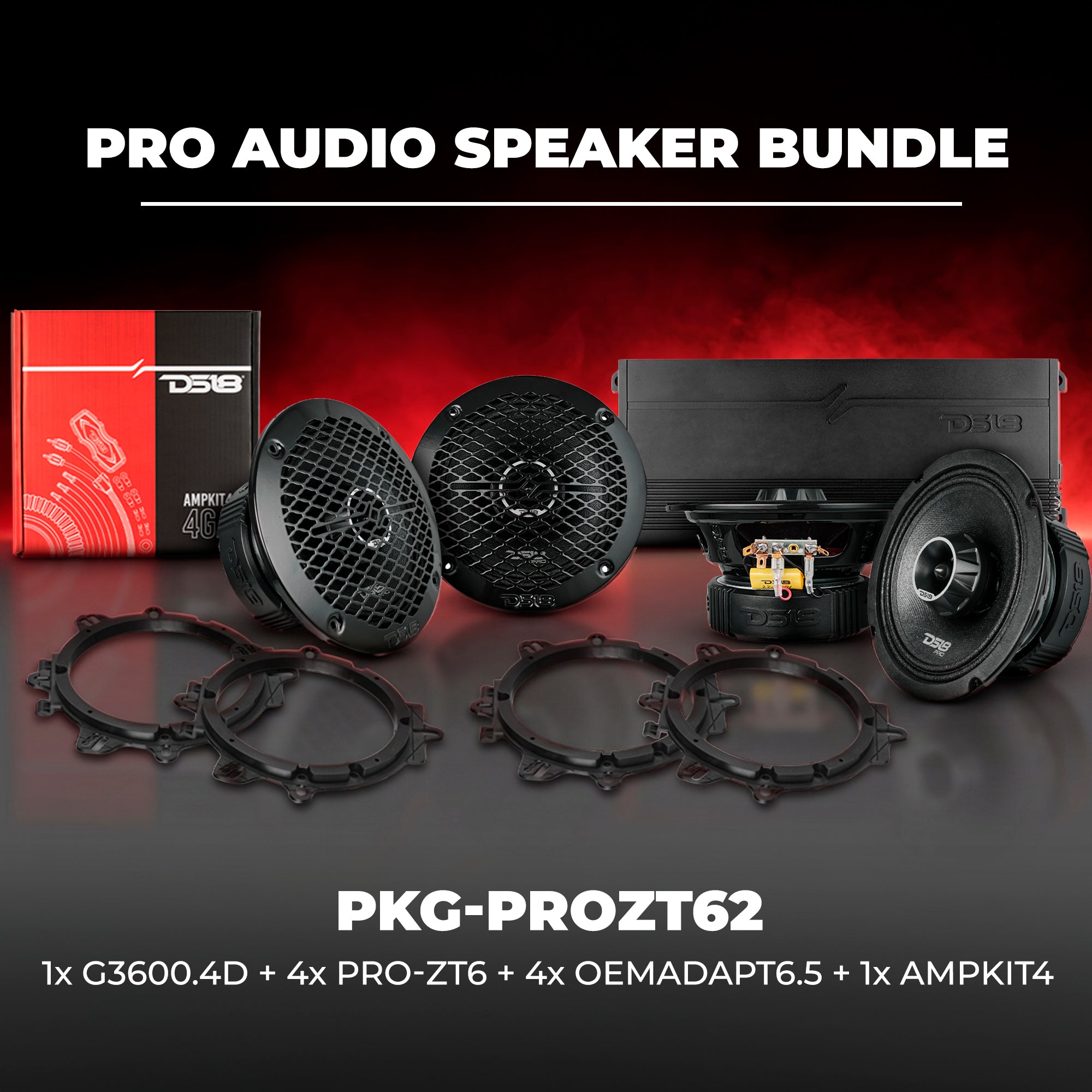 Pro Audio Speaker Bundle: 6.5