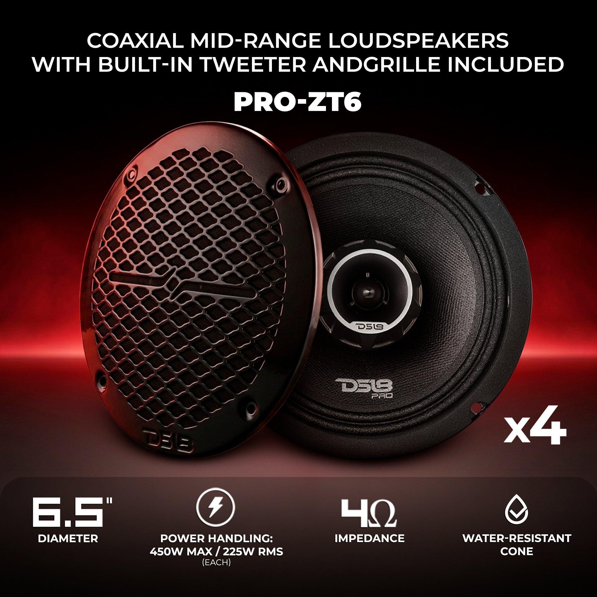 Pro Audio Speaker Bundle: 6.5
