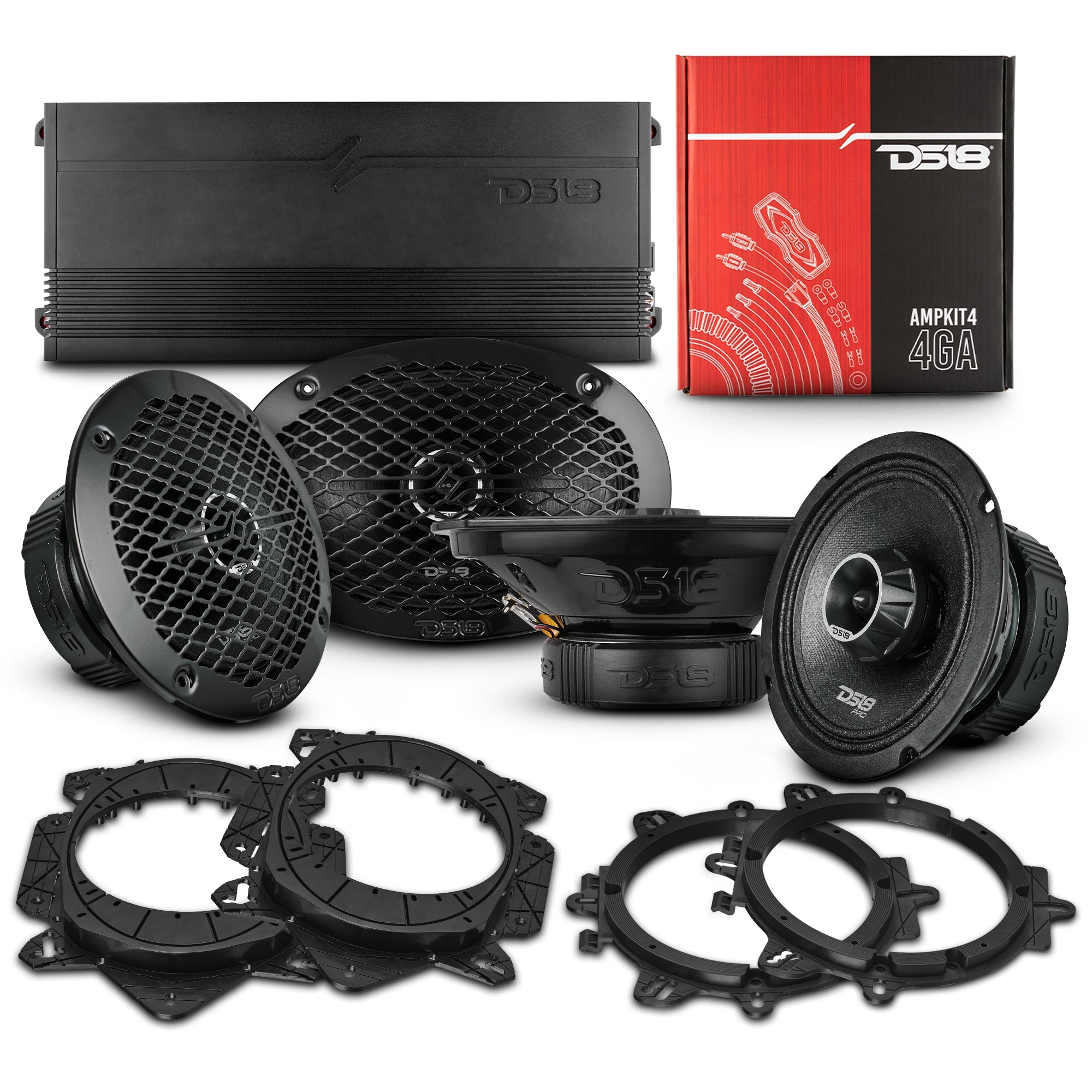 Pro Audio Hybrid Speaker Bundle: 6.5