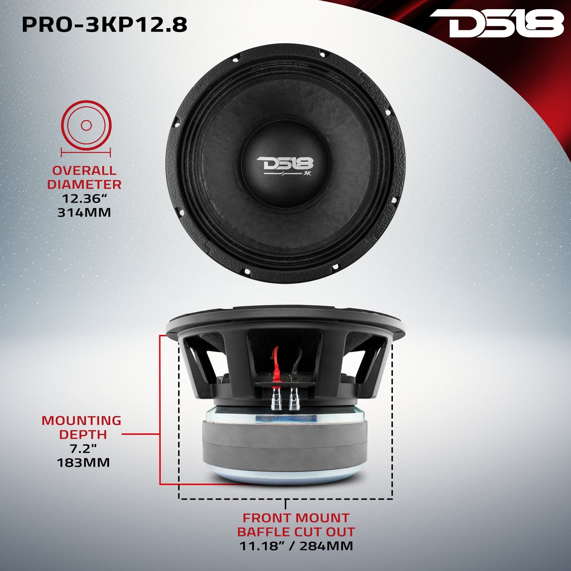 DS18 PANCADÃO Mid-Bass Loudspeaker 12