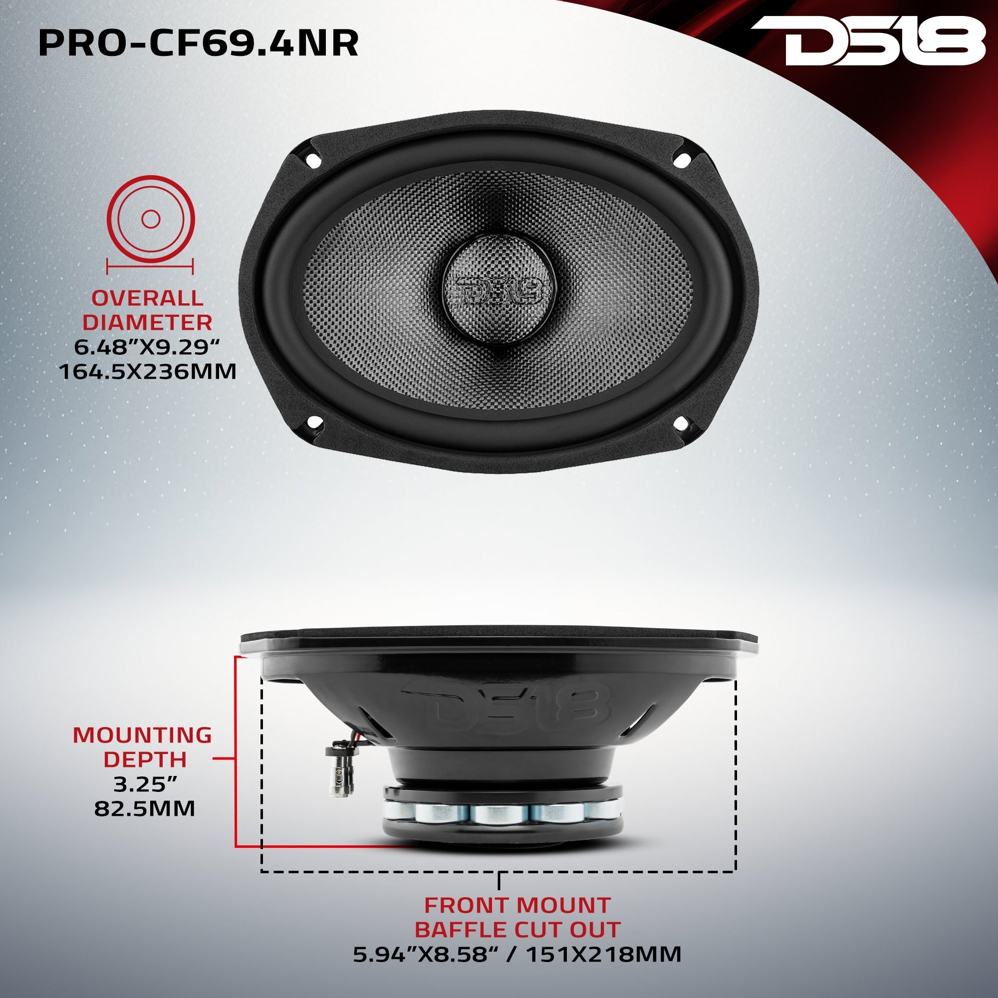 DS18 PRO 6x9