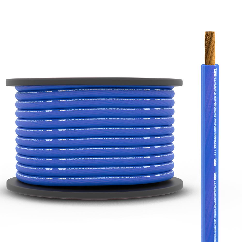 DS18 4-GA CCA Ground, Power Cable, 100 Feet