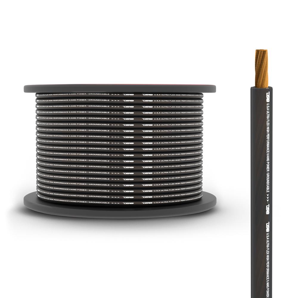 DS18 8-GA CCA Ground, Power Cable, 250 Feet